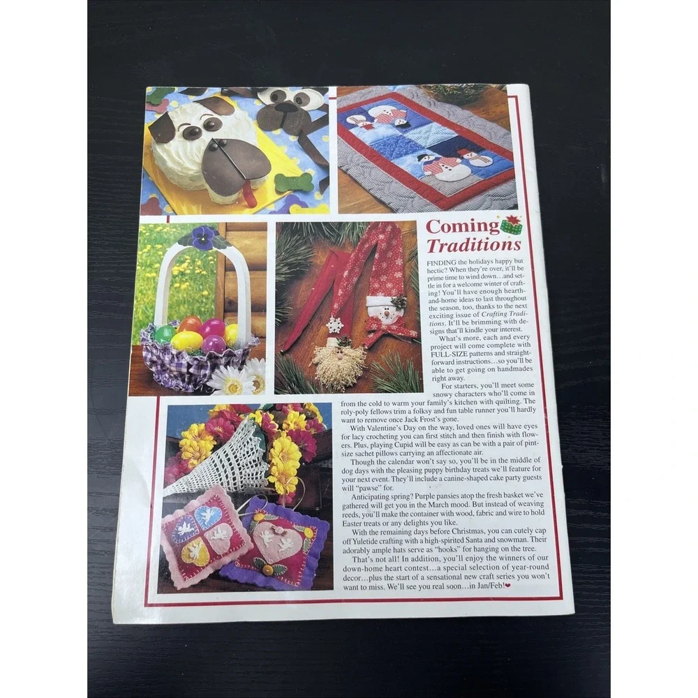 Crafting Traditions Nov Dec‎ 2000 Holiday Crafts Sewing Patterns Magazine